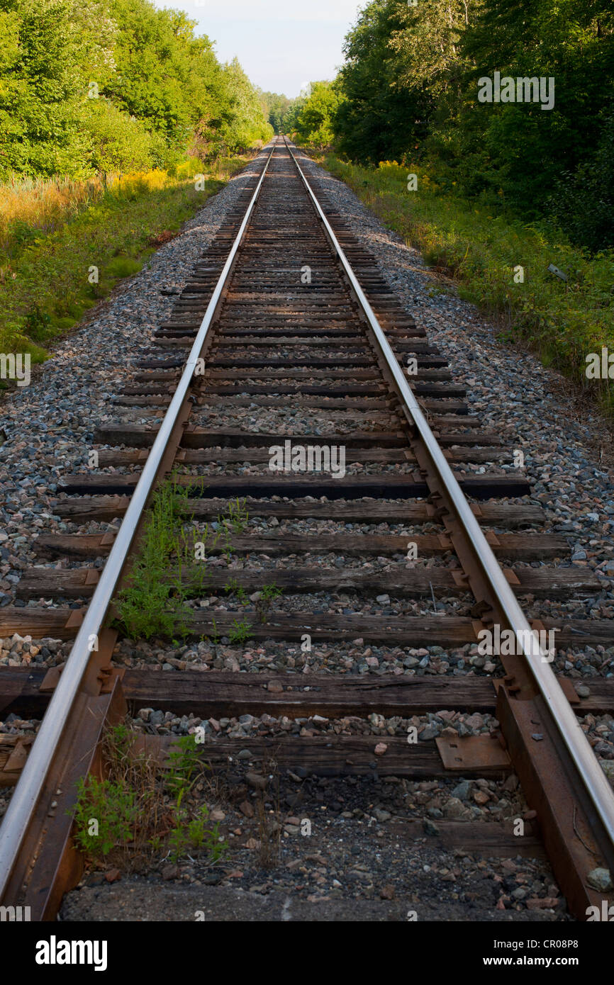 Letto ferroviario Foto Stock