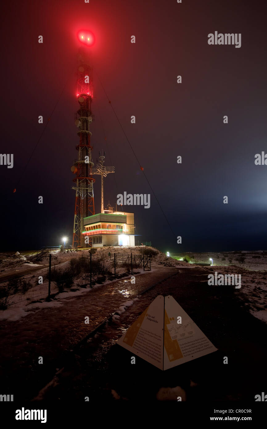 Torre di trasmissione radio, Schleswig-Holstein, Germania, Europa Foto Stock