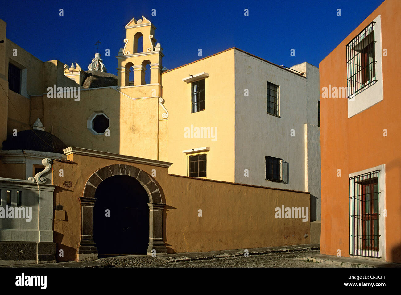 Messico Puebla Stato coloniale di Puebla centro storico sono classificati come patrimonio mondiale dall' UNESCO quartiere Santa Cruz colonial Foto Stock