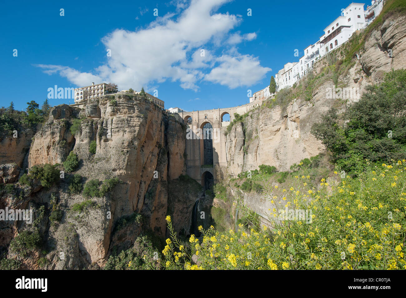 Ponte di Ronda, Andalusia, Ronda, Spagna Foto Stock