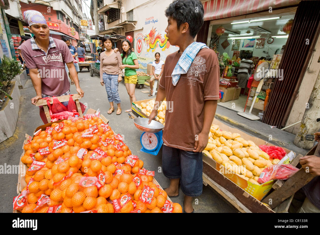 Filippine, isola di Luzon, Manila, Chinatown Foto Stock