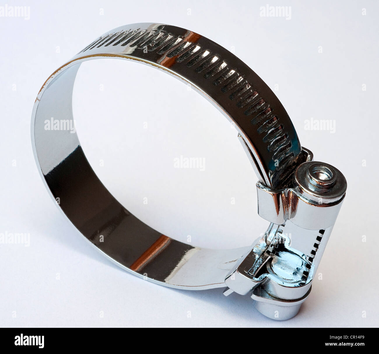 Cromato tagliata Giubileo originale Clip che mostra le unità worm vite Foto Stock