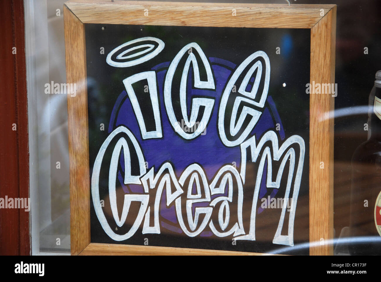 Pubblicità ice cream Bath Regno Unito Foto Stock