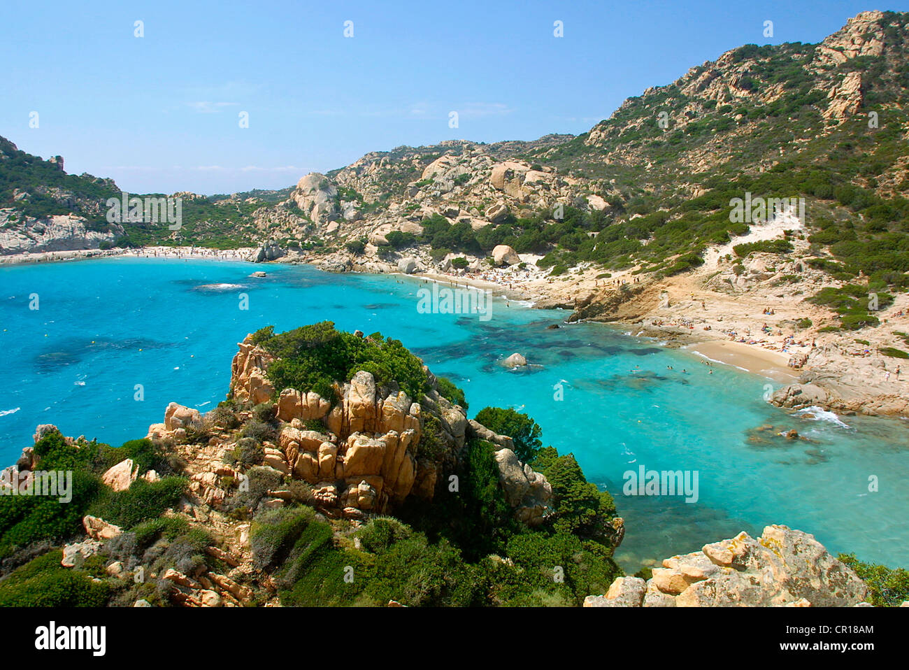 L'Italia, Sardegna, l'Arcipelago della Maddalena, l'isola di Spargi Foto Stock