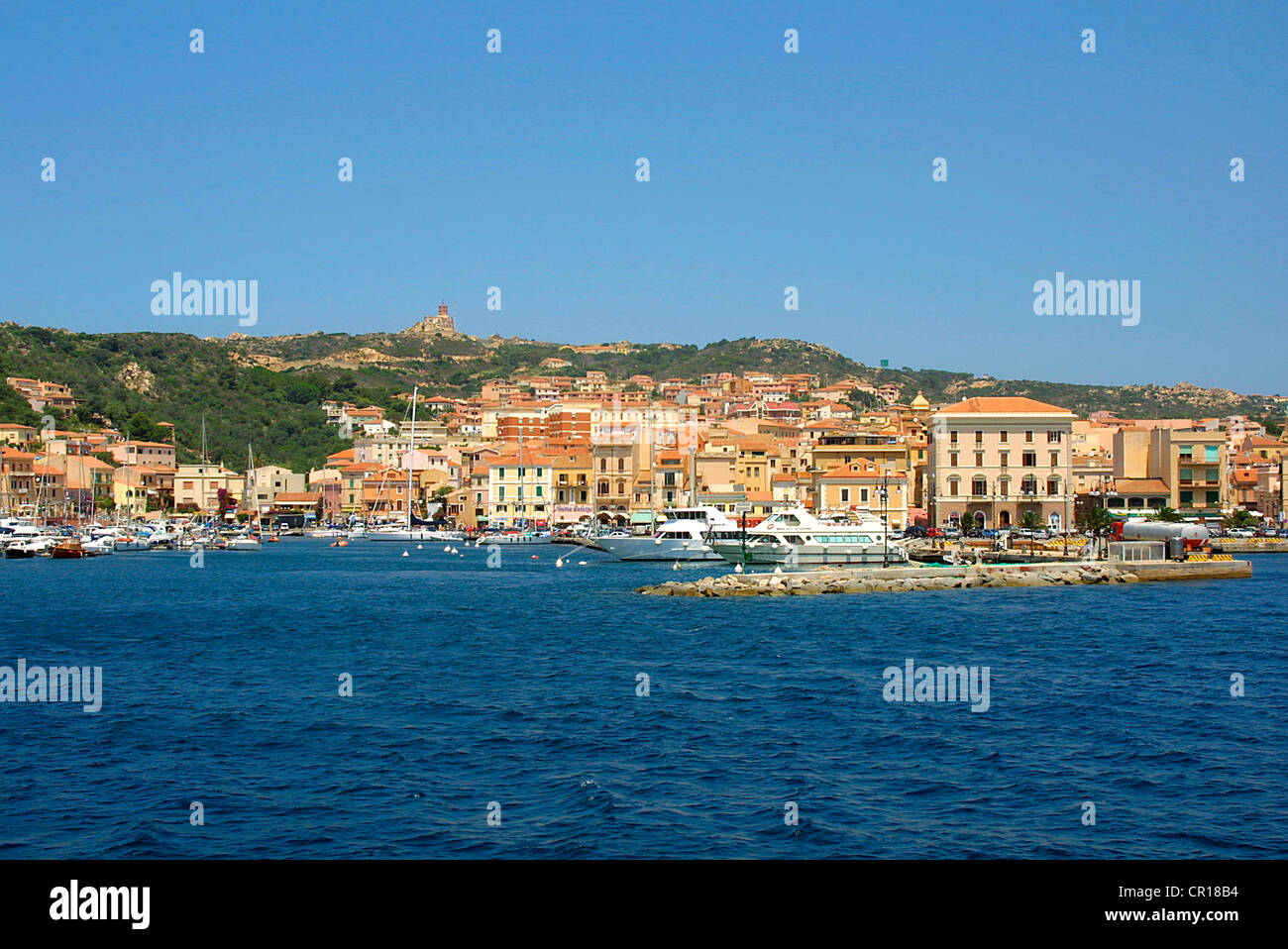 L'Italia, Sardegna, l'Arcipelago della Maddalena, La Maddalena Foto Stock