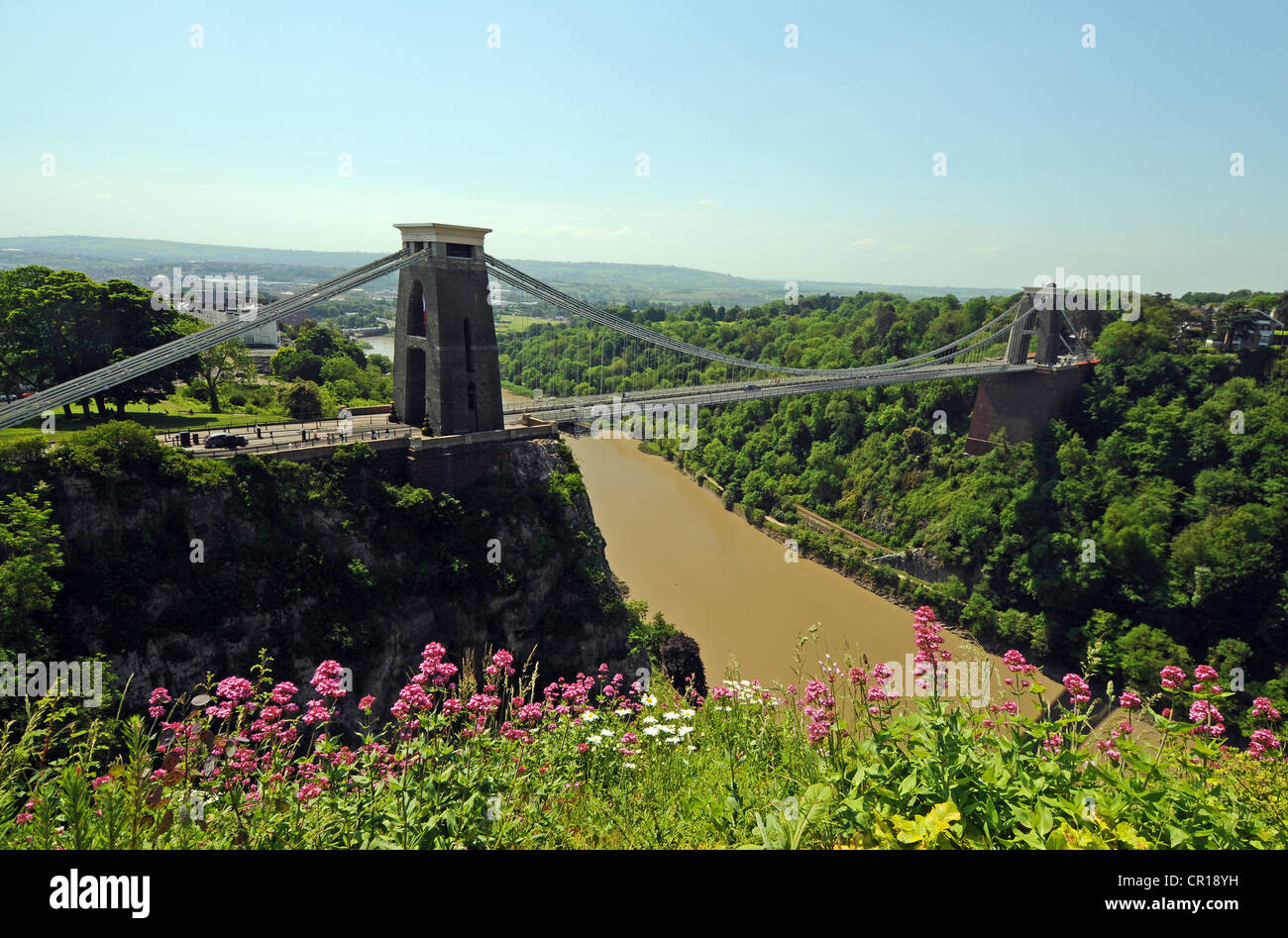 Il ponte sospeso di Clifton, Bristol, Somerset, Inghilterra, Regno Unito Foto Stock