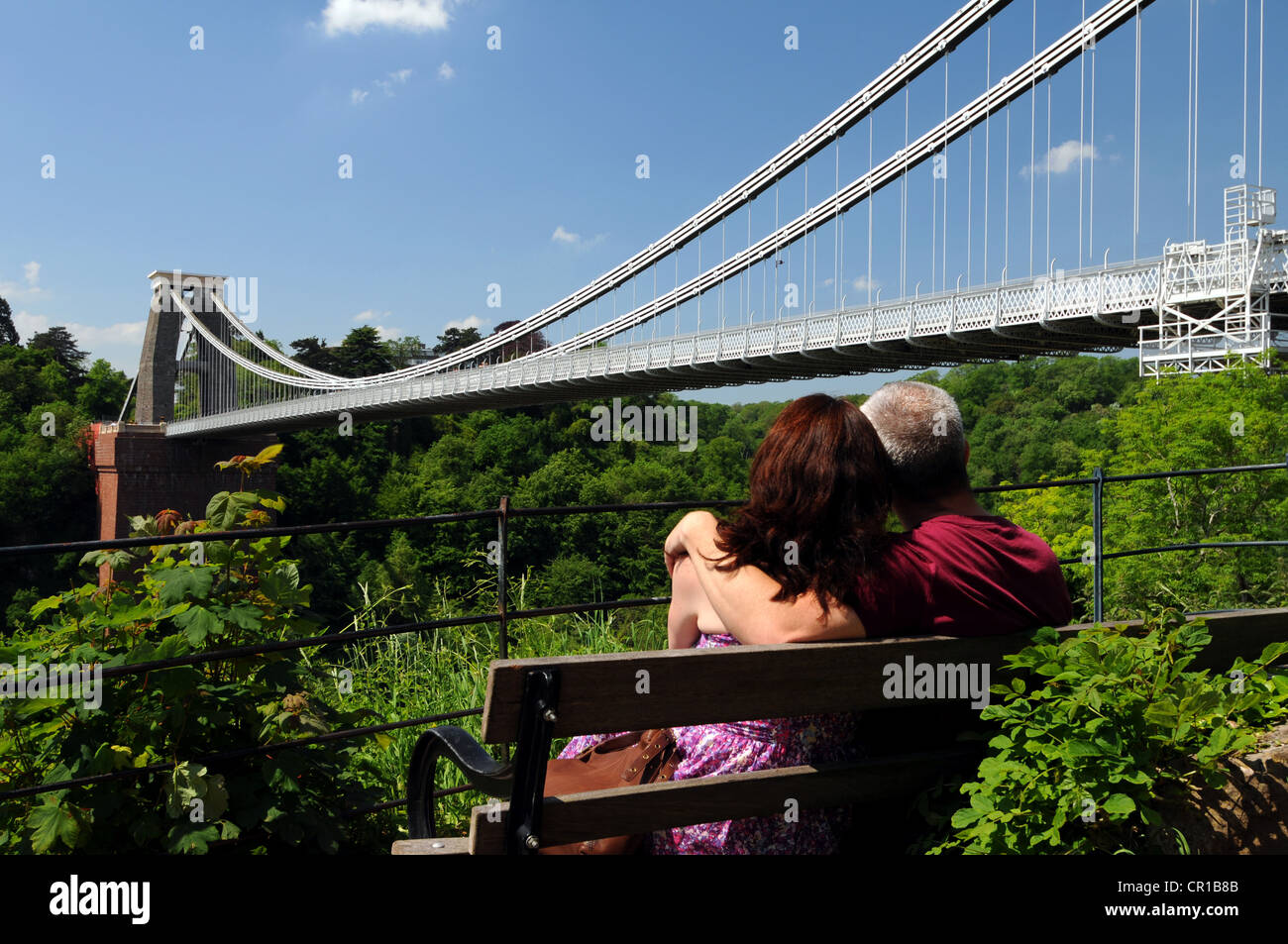 Il ponte sospeso di Clifton, Bristol, Somerset, Inghilterra, Regno Unito Foto Stock