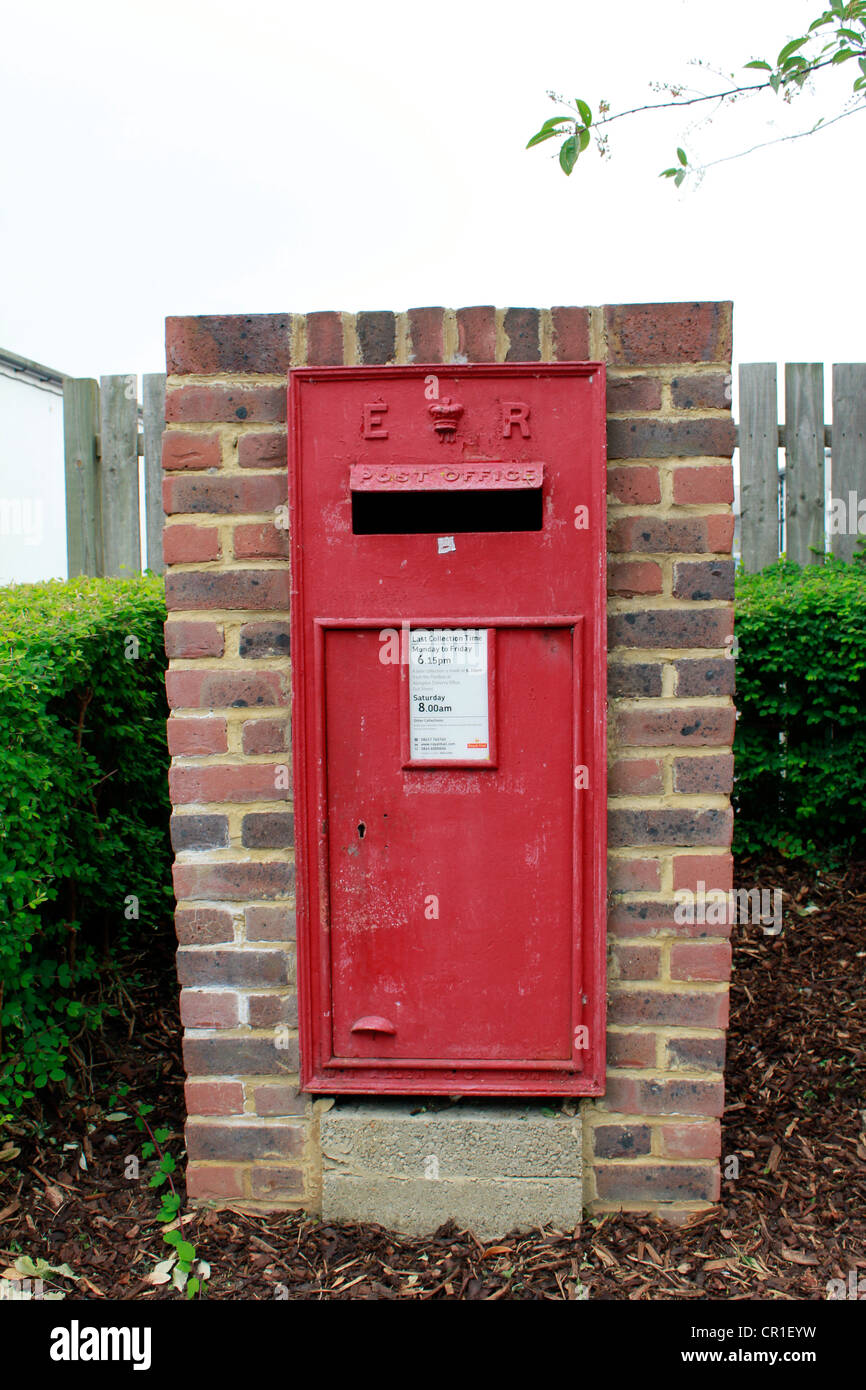 Royal mail box del montante Foto Stock