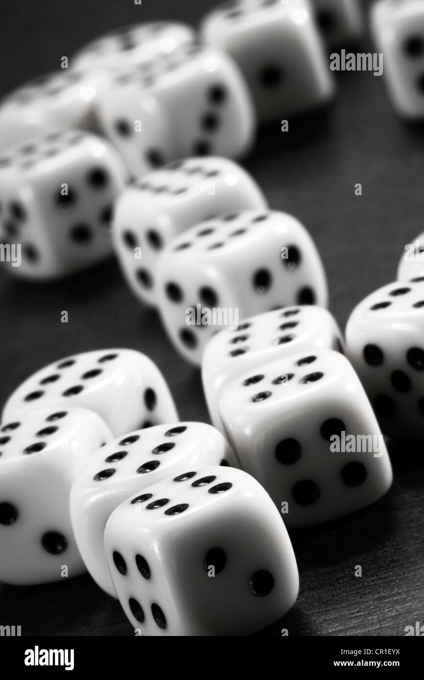 Molti dice con sixes Foto Stock