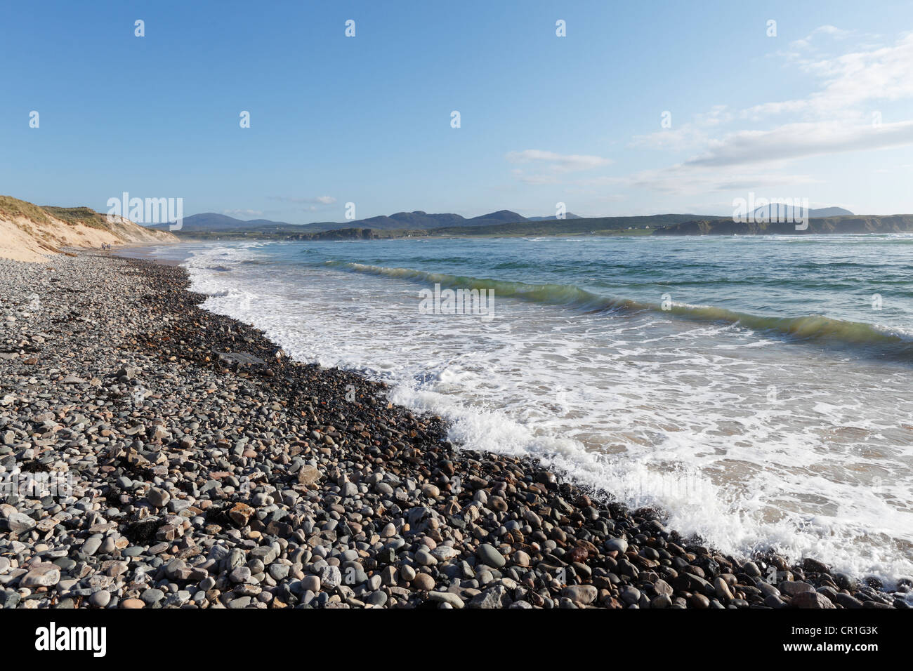 Five-Finger Beach, Trawbreaga Bay, Penisola di Inishowen, County Donegal, Irlanda Isole britanniche, Europa Foto Stock