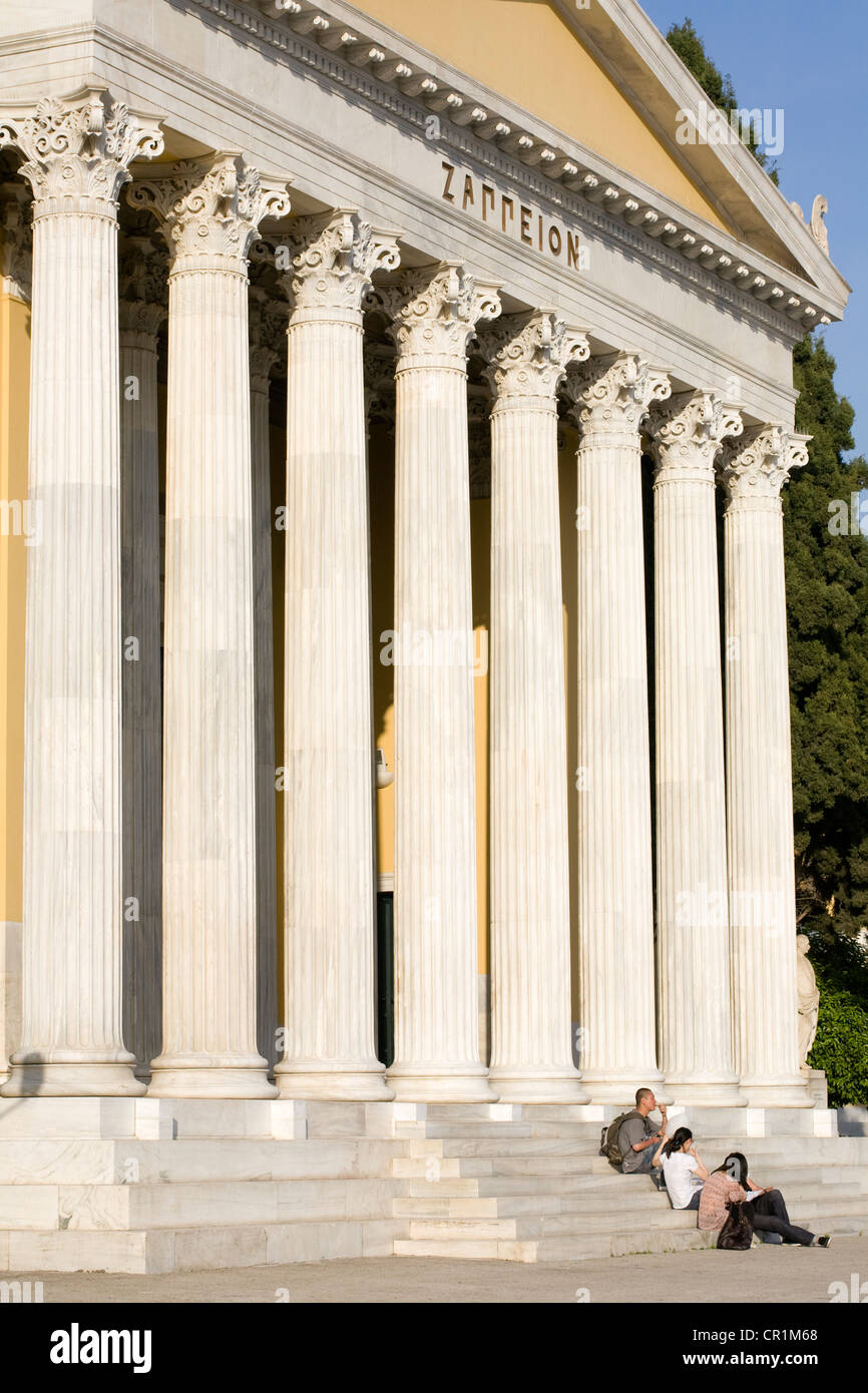 La Grecia, Attica, Atene Zappeion, neo-classico edificio dall'architetto Theophilus Hansen costruito per il 1896 Giochi Olimpici Foto Stock