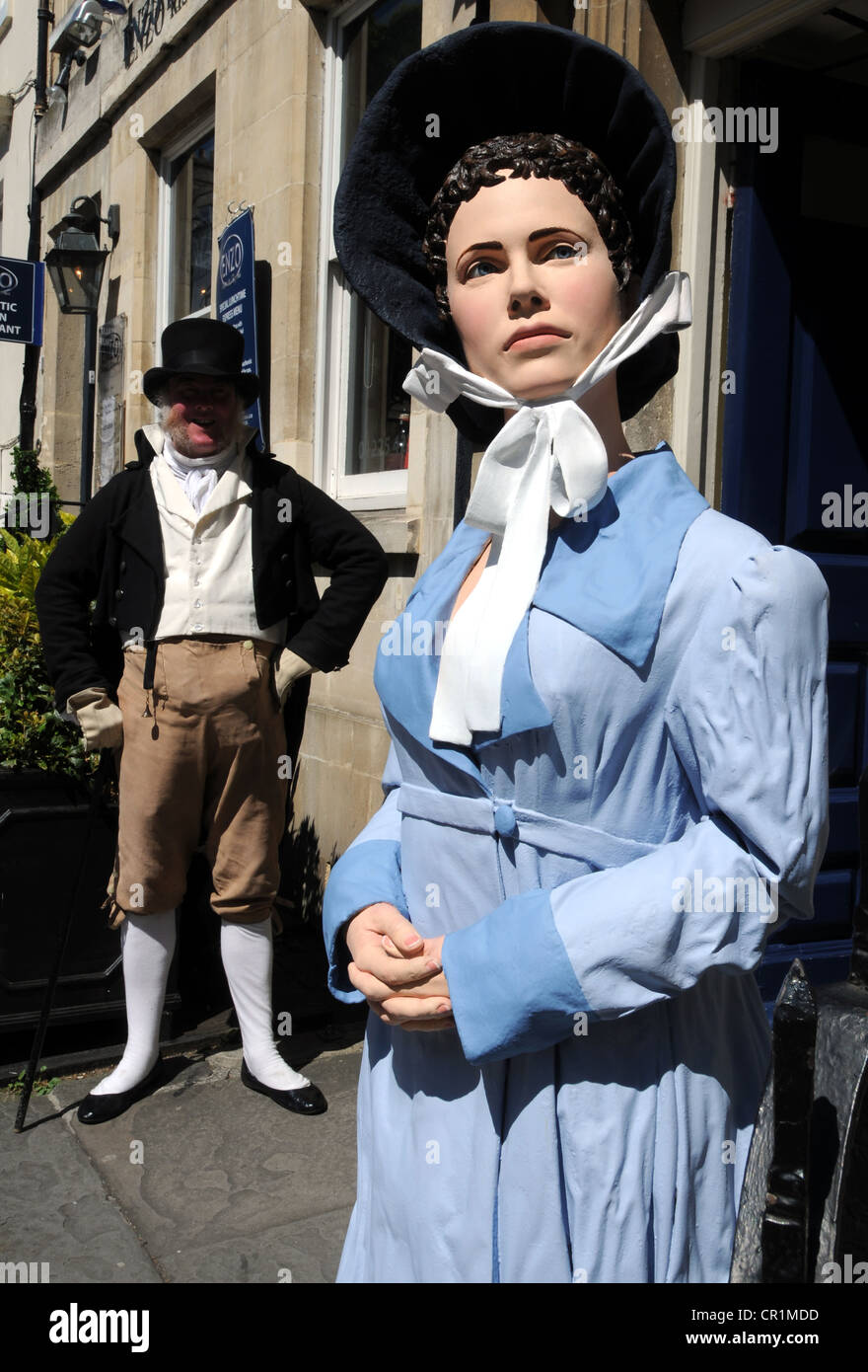 La Jane Austen Centre, bagno, Somerset, Inghilterra, Regno Unito Foto Stock