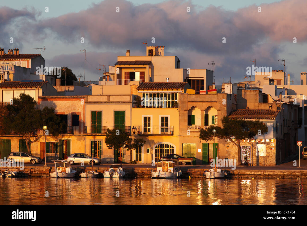 Porto Colom, Maiorca, isole Baleari, Spagna, Europa Foto Stock