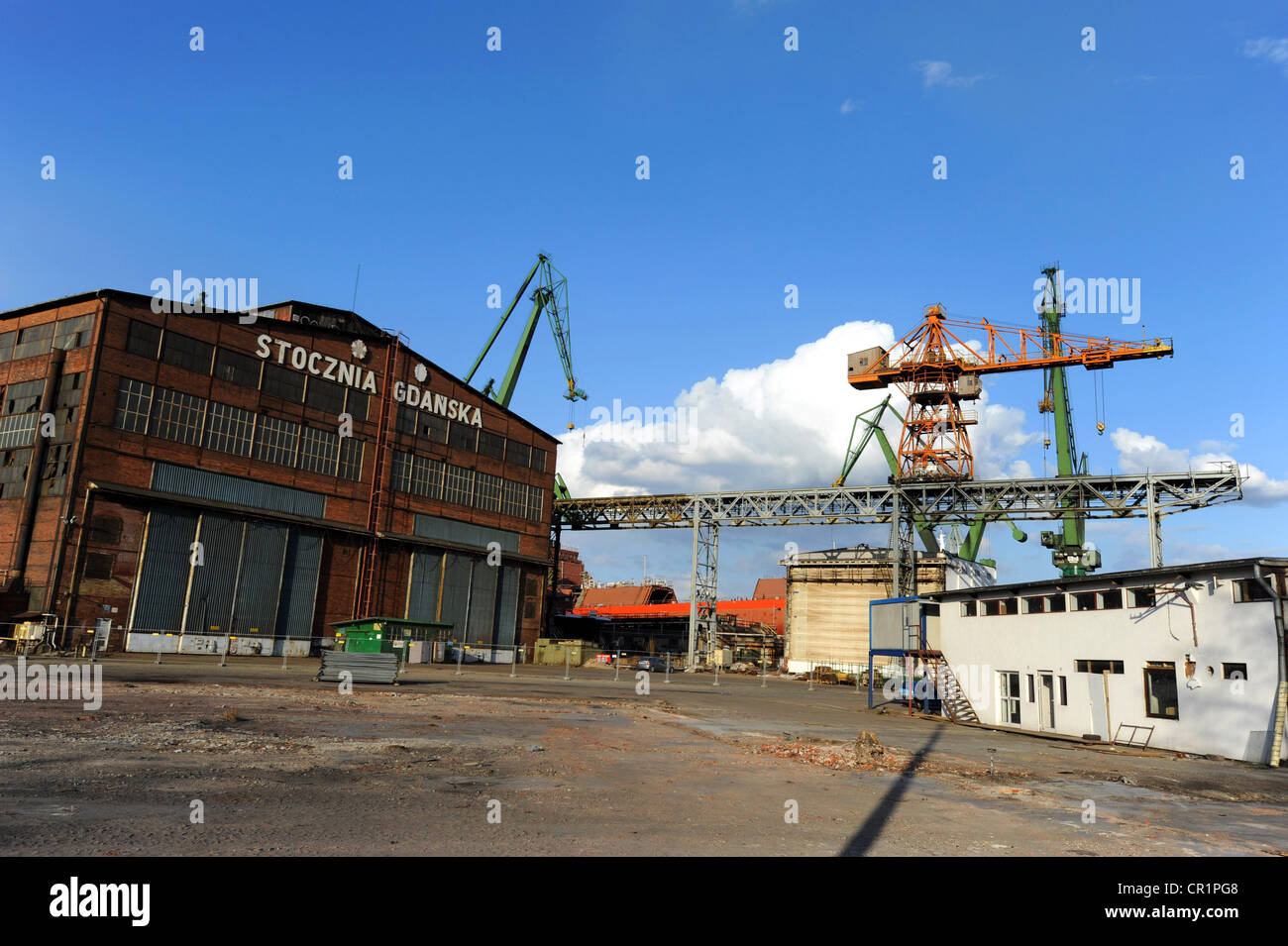 Cantiere di Danzica, Polonia Foto Stock