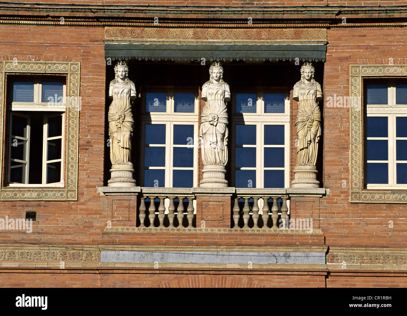 Francia, Tarn et Garonne, Montauban, Hotel des Postes Foto Stock