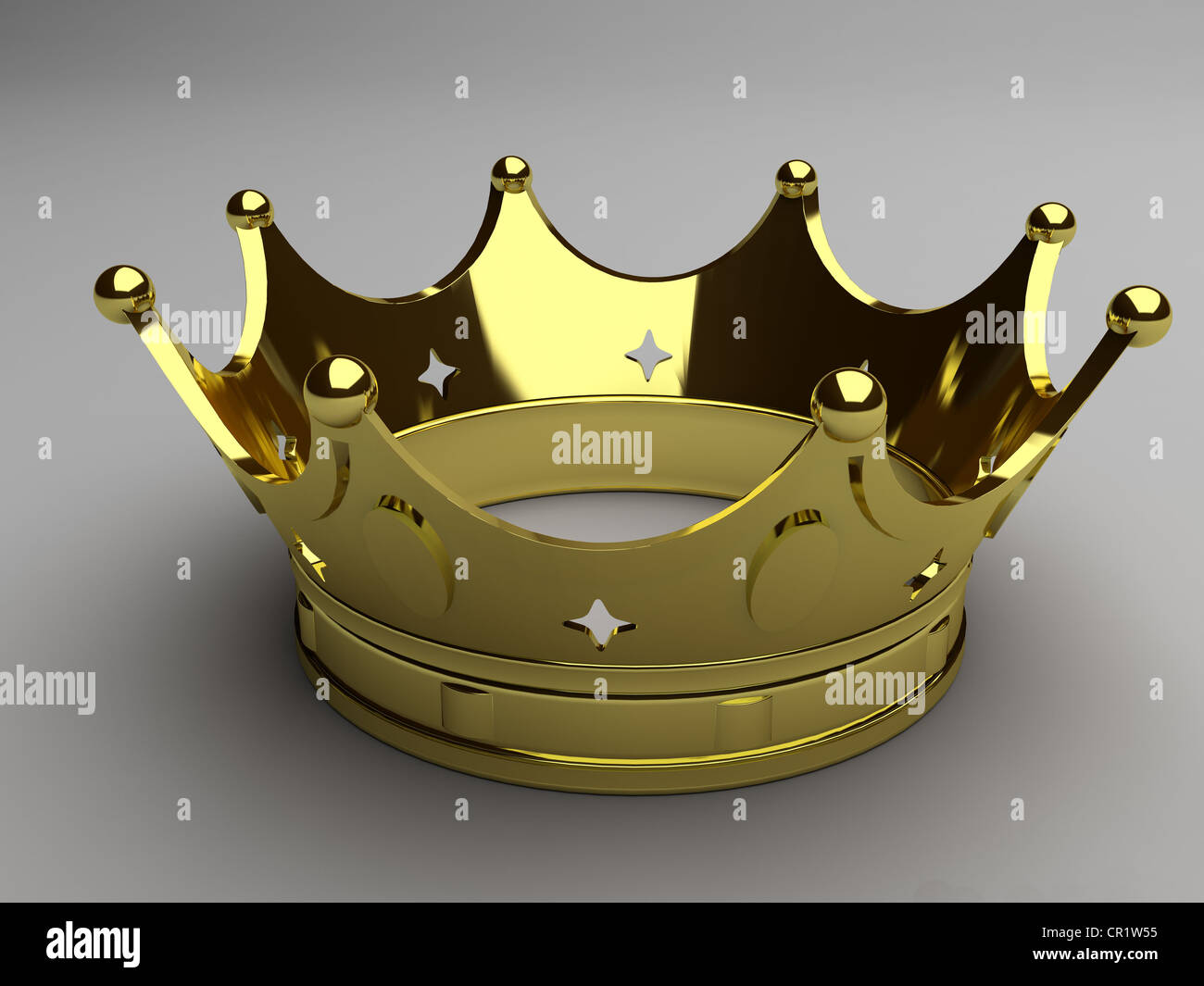 Corona d'oro Foto Stock
