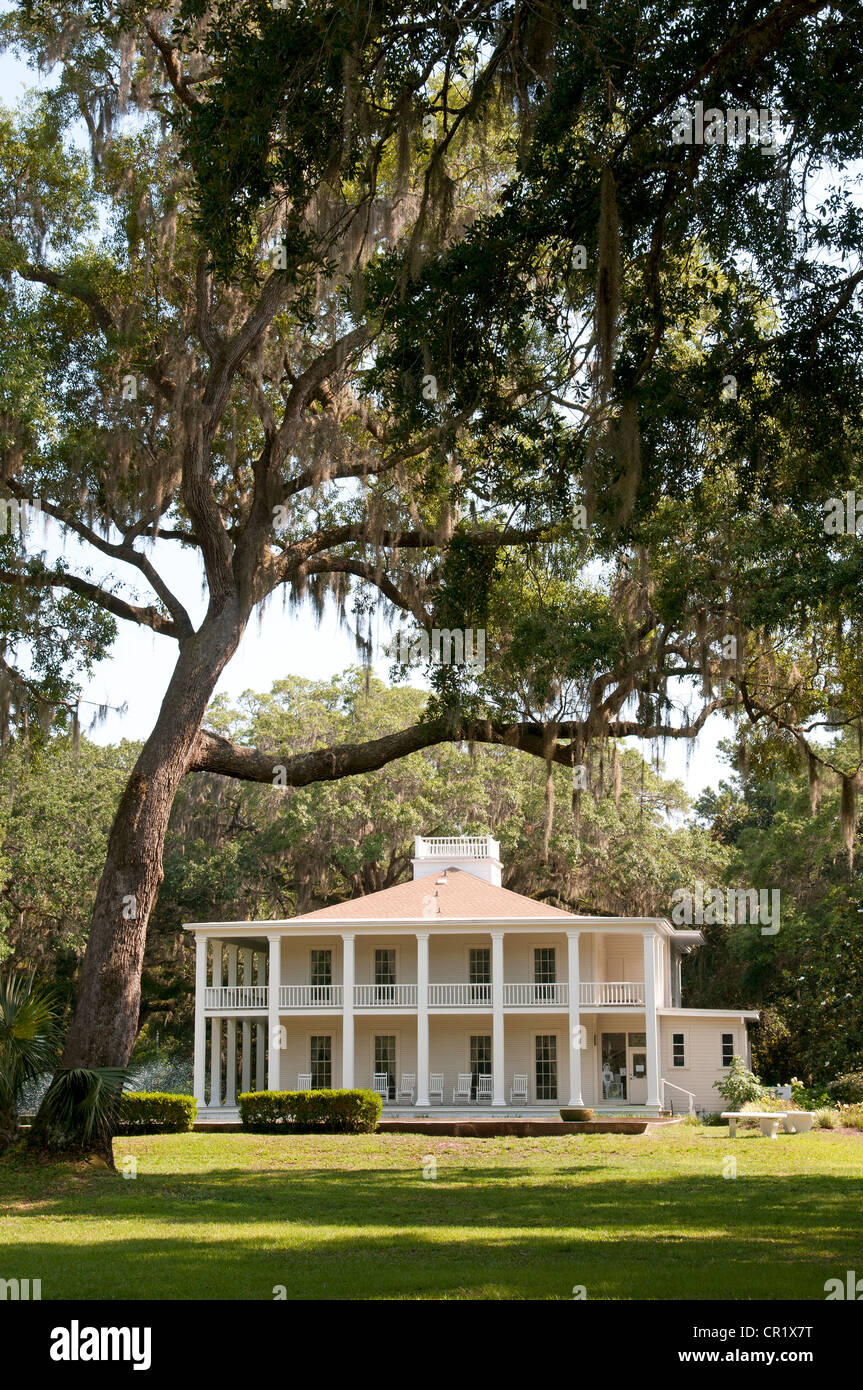 Wesley casa in Eden giardini del parco statale al punto Washington northwest Florida USA Foto Stock