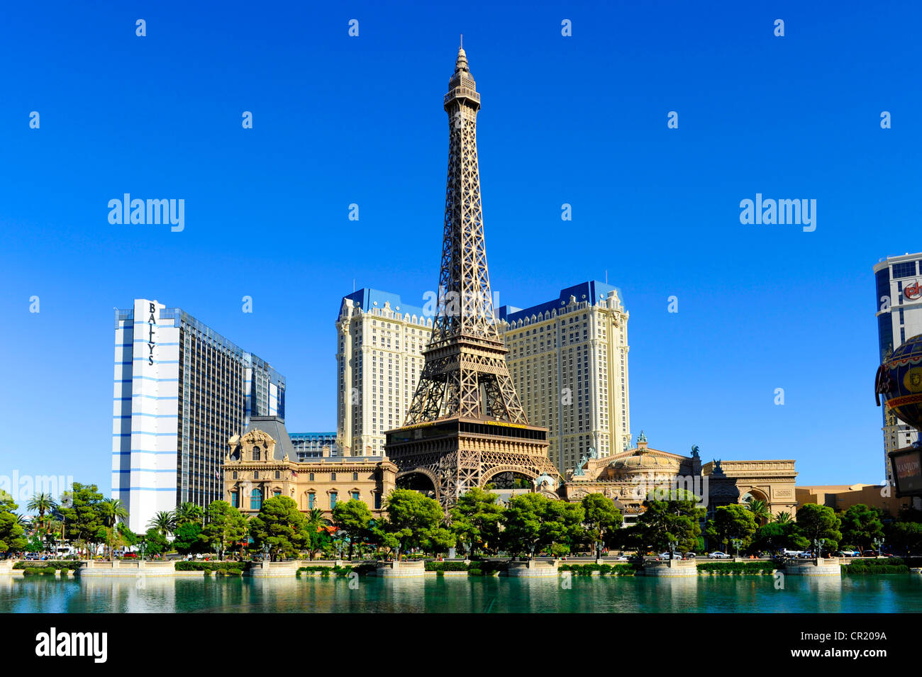 Torre Eiffel Paris Casino Las Vegas Nevada Foto Stock