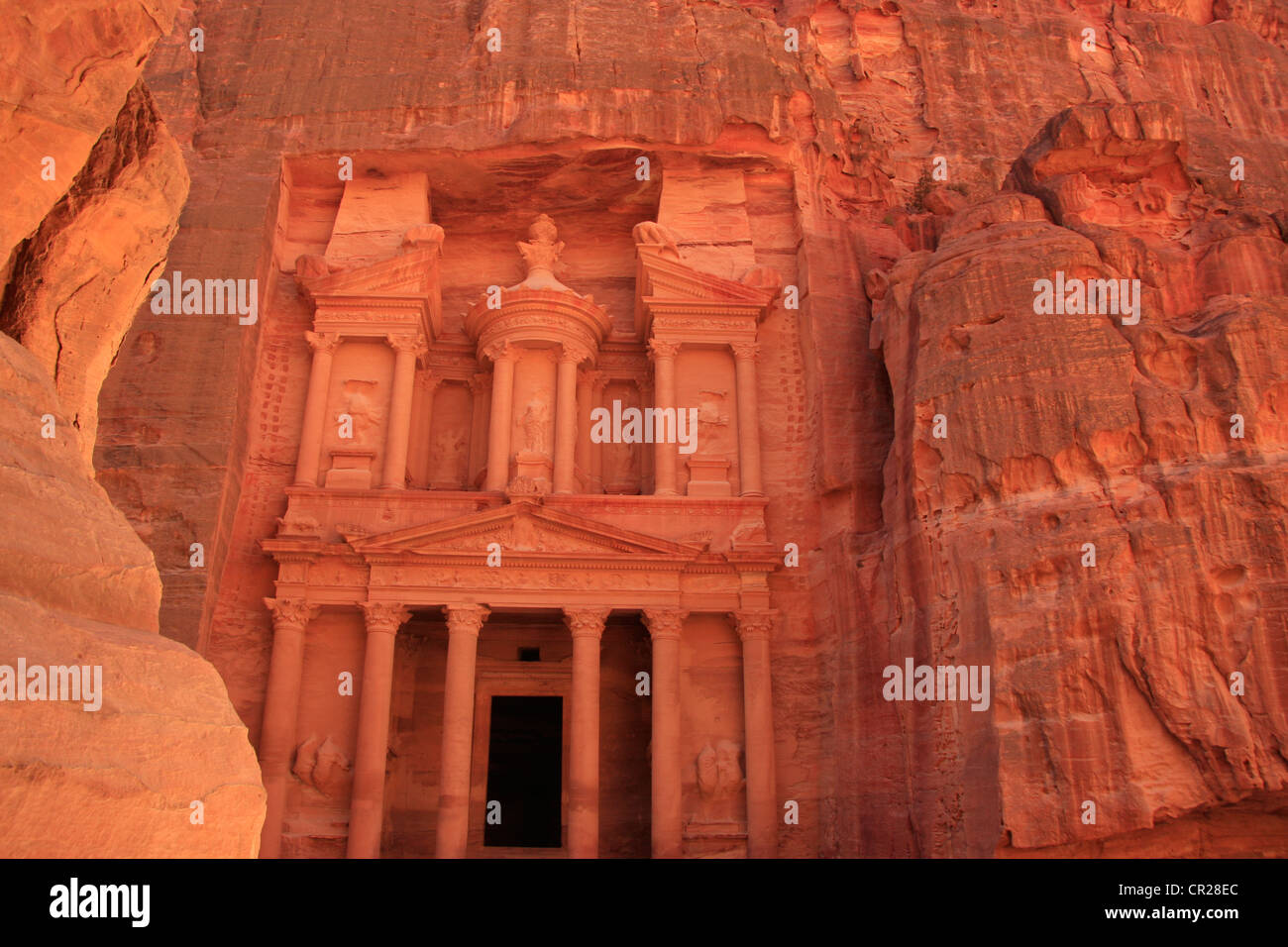 Il tesoro, PETRA, Giordania, MEDIO ORIENTE Foto Stock