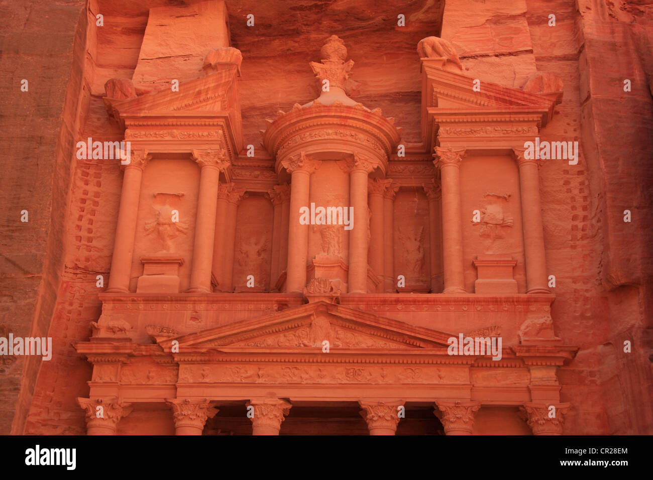 Il tesoro, PETRA, Giordania, MEDIO ORIENTE Foto Stock