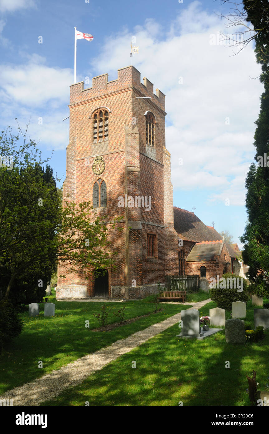 La Chiesa di San Giacomo il grande in Ruscombe, Berkshire, Inghilterra Foto Stock