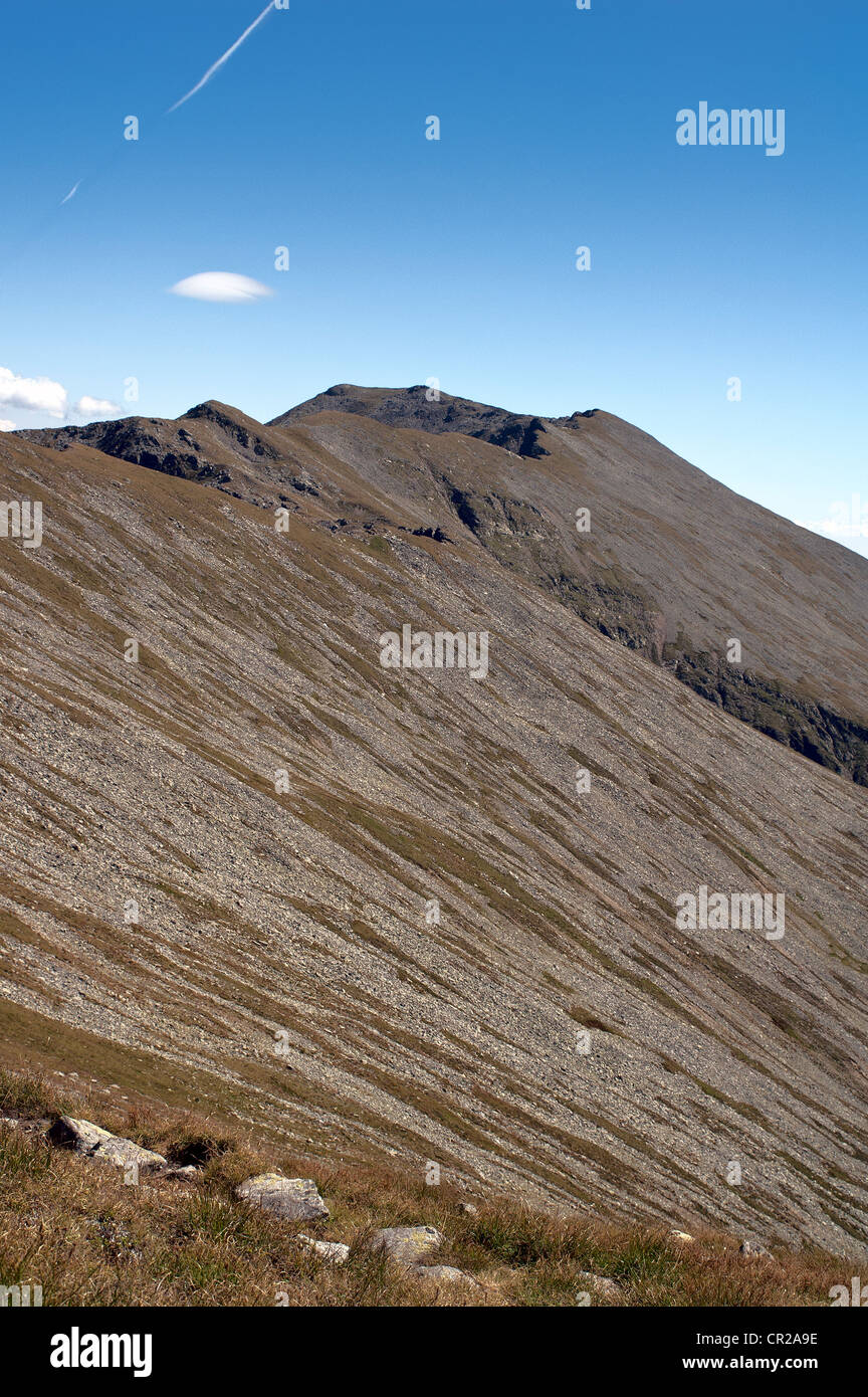 Pendio di montagna Foto Stock