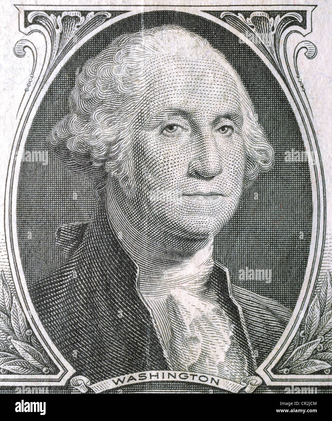 Banconota storico, Ritratto di U.S. Presidente di Washington in un dollaro USA - 1935 Foto Stock