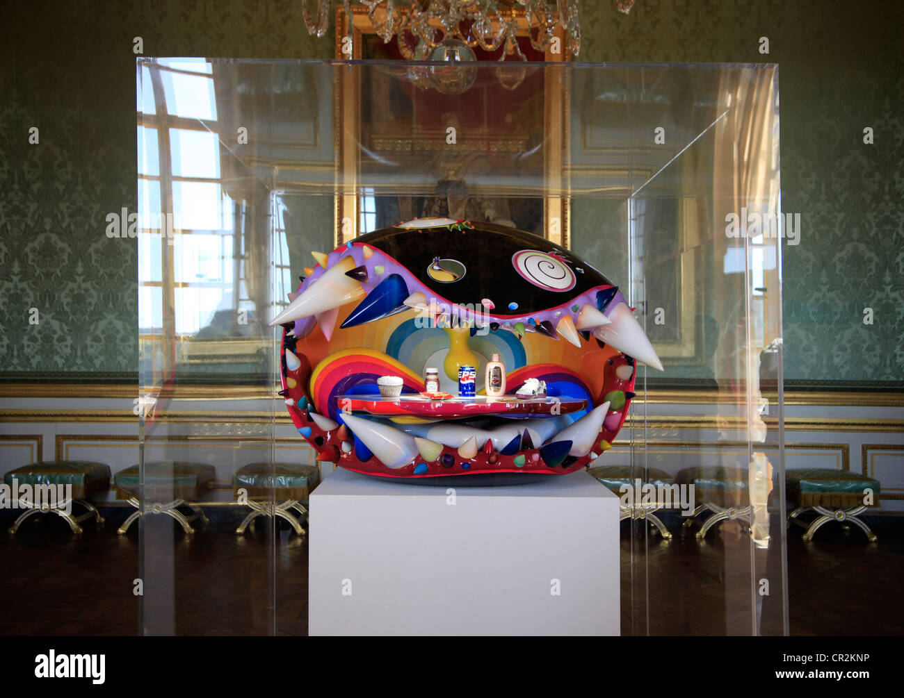 Scultura artista Takashi Murakami Foto Stock