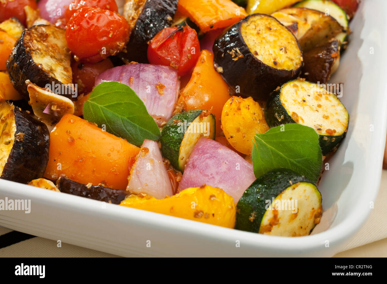 Ratatouille cotta al forno. Foto Stock