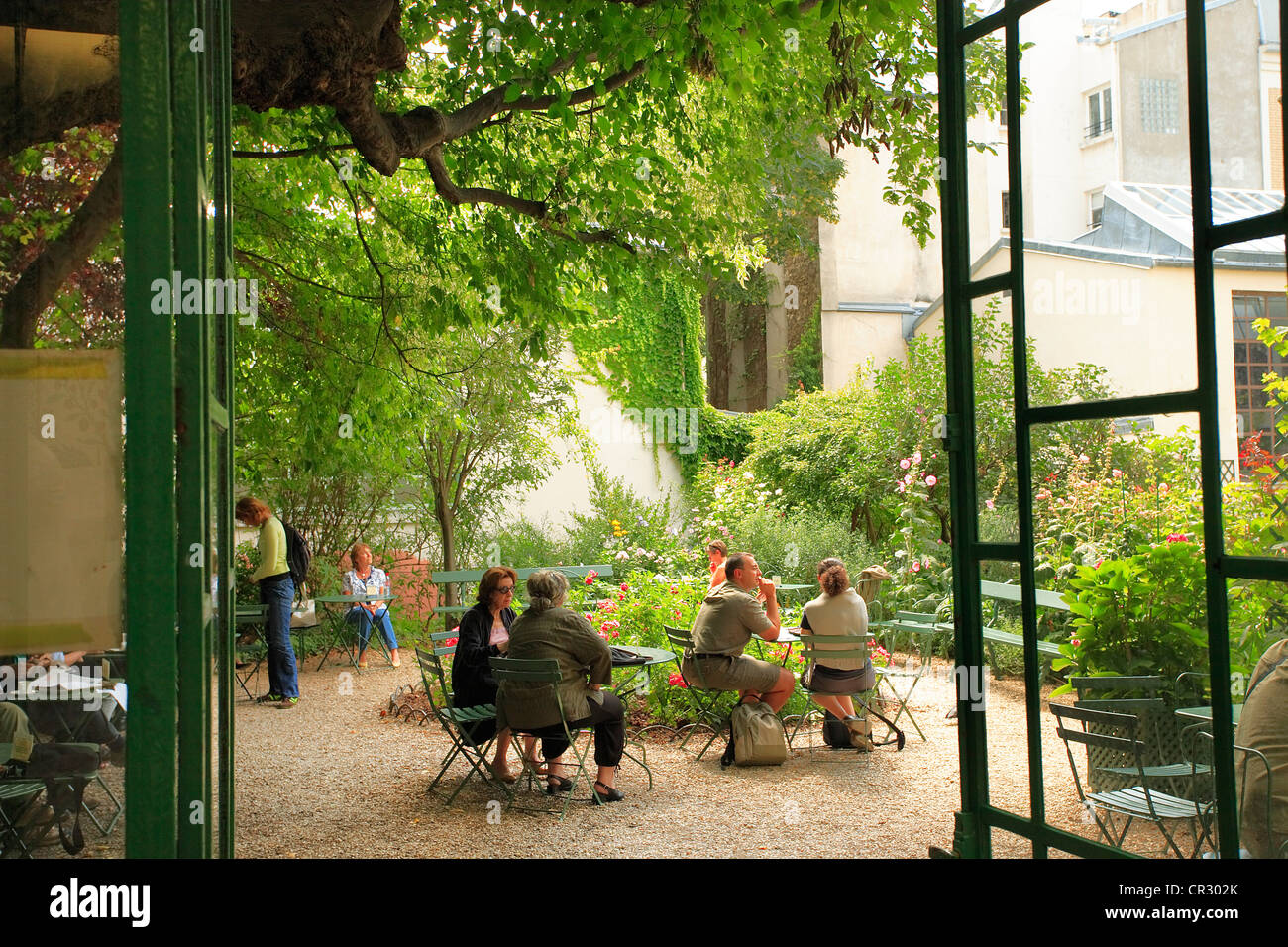 Francia, Parigi, tea house al Musee de la Vie Romantique (museo della vita romantica Foto stock - Alamy