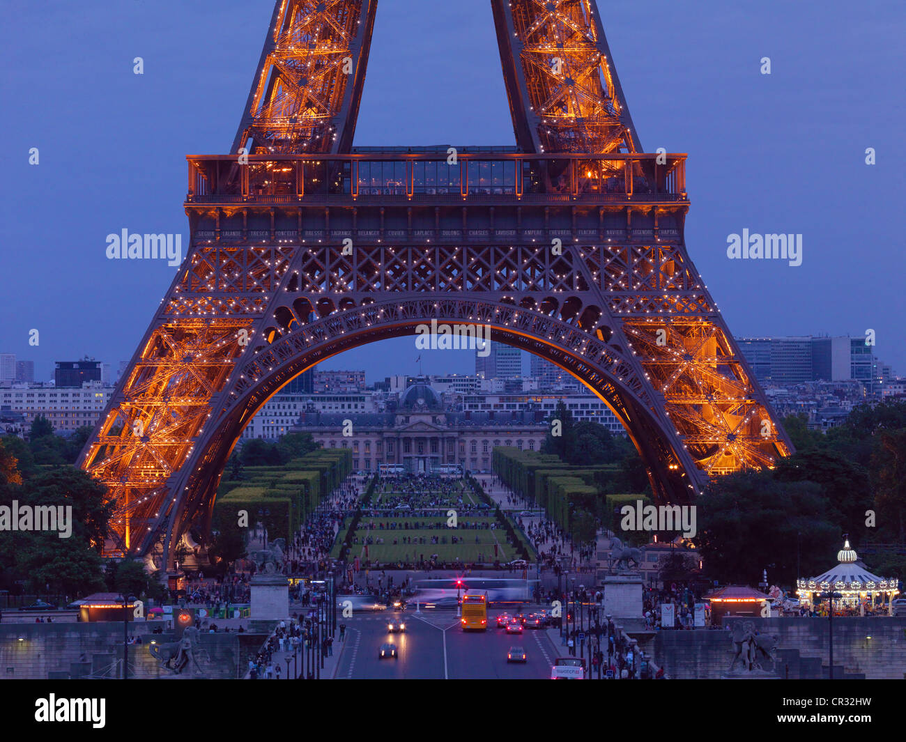 Parigi Torre Eiffel Foto Stock