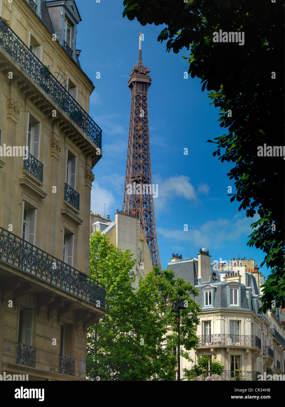 Francia Parigi Torre Eiffel Foto Stock
