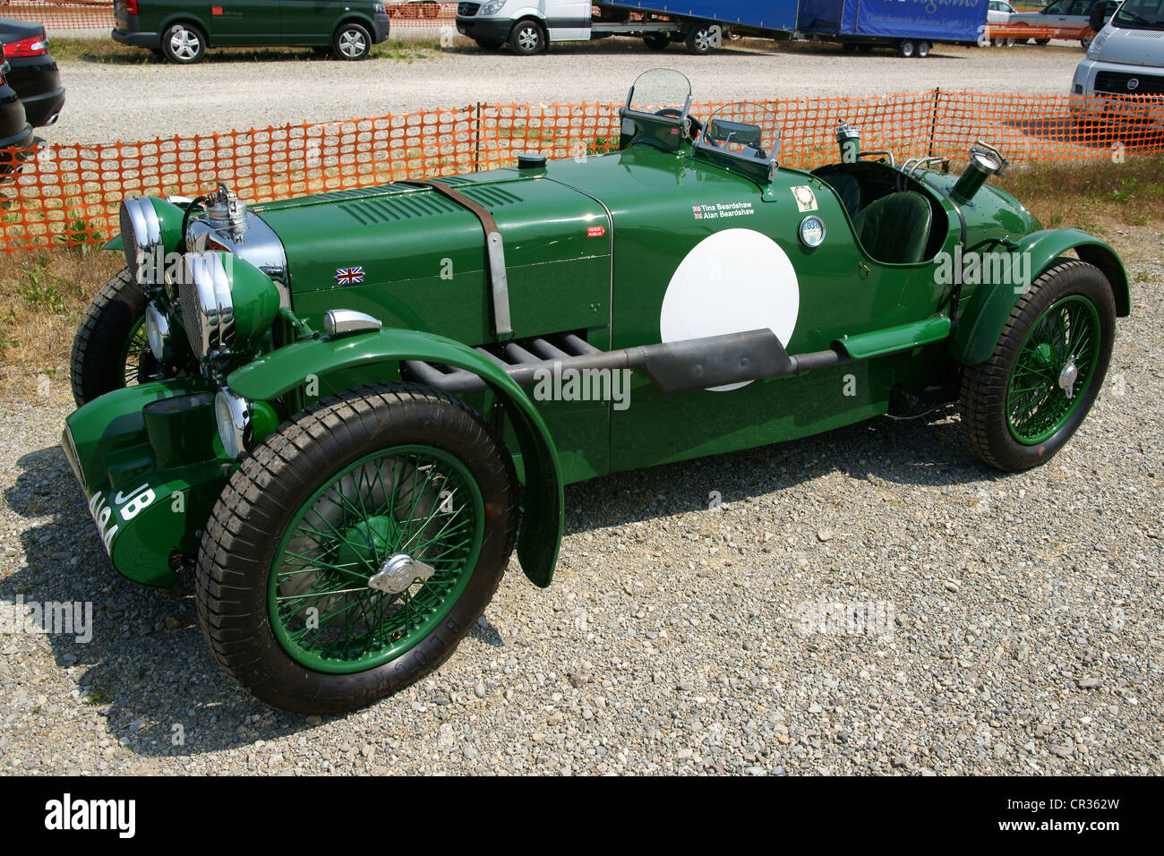 MG vintage car race, Mille Miglia fiera, Brescia, Lombardia, Italia, Europa Foto Stock