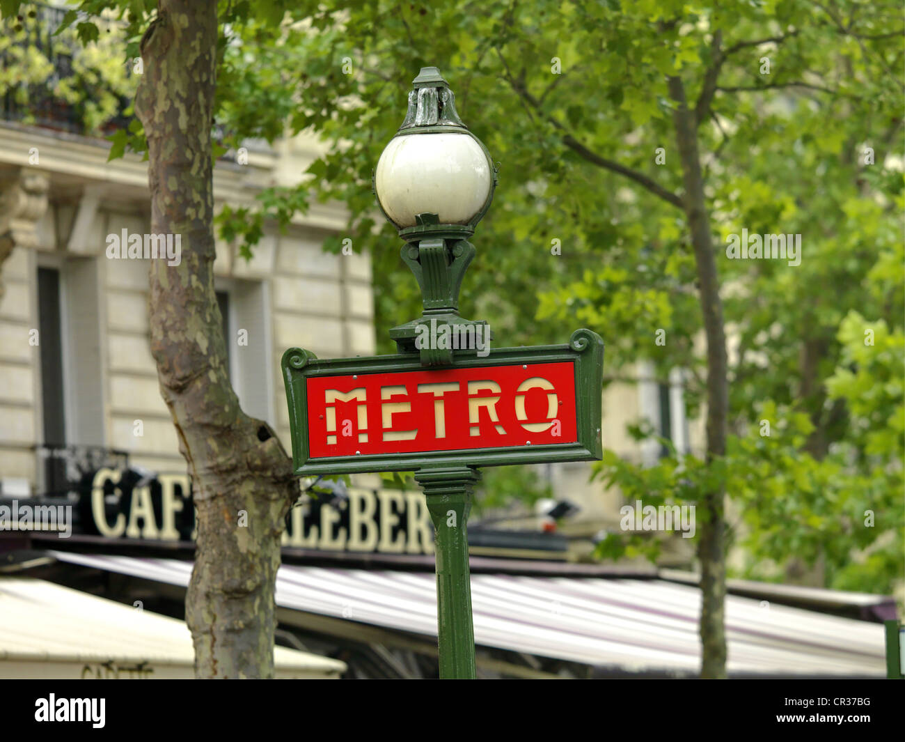 Parigi Metro segno Foto Stock