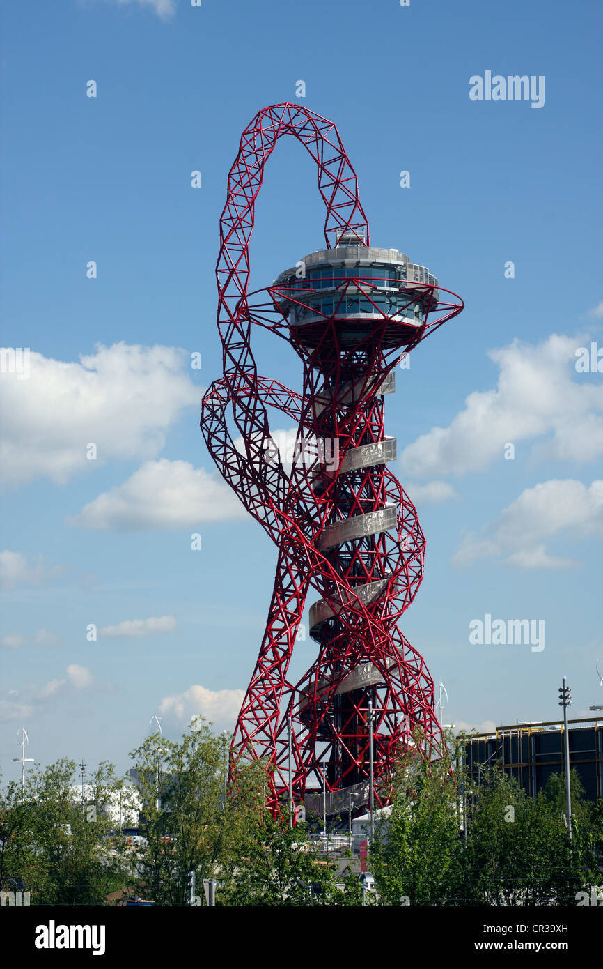 Orbita, Olympic Park, Stratford, Newham, Londra, Inghilterra Foto Stock