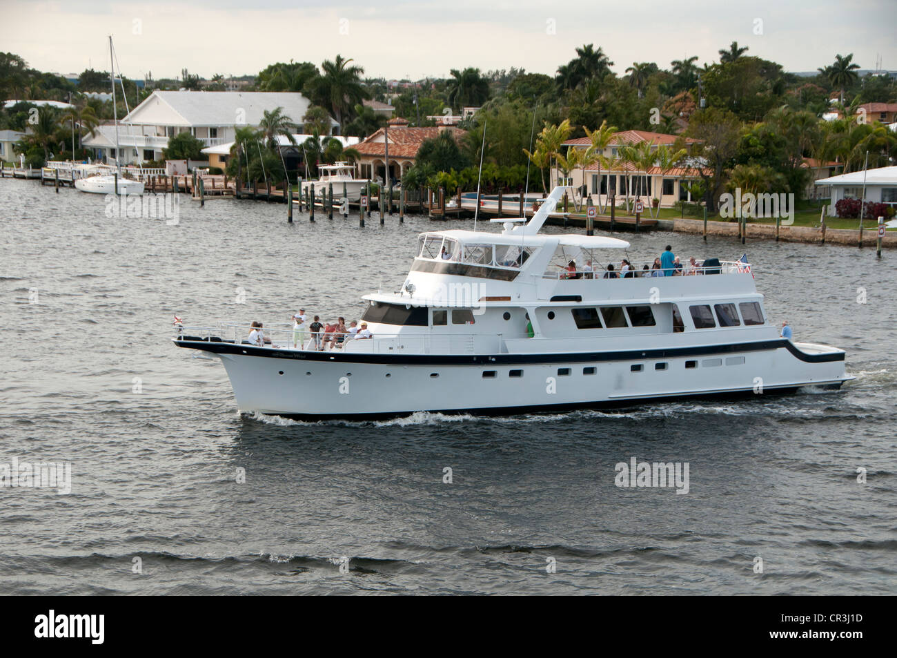 Visite turistiche yacht. Foto Stock