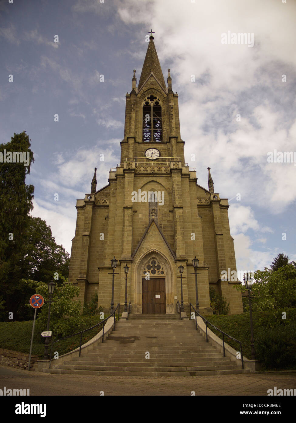 Evangelica Luterana Chiesa della città, Bad Pyrmont, Bassa Sassonia, Germania, Europa Foto Stock