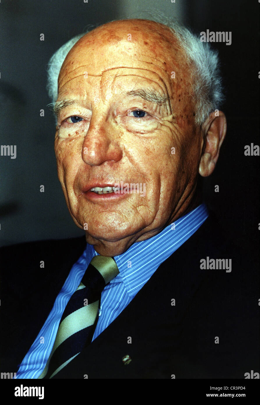 Scheel Walter, 8.7.1919 - 24.8.2016, politico tedesco (FDP), ritratto, Berlino, 1999, Foto Stock