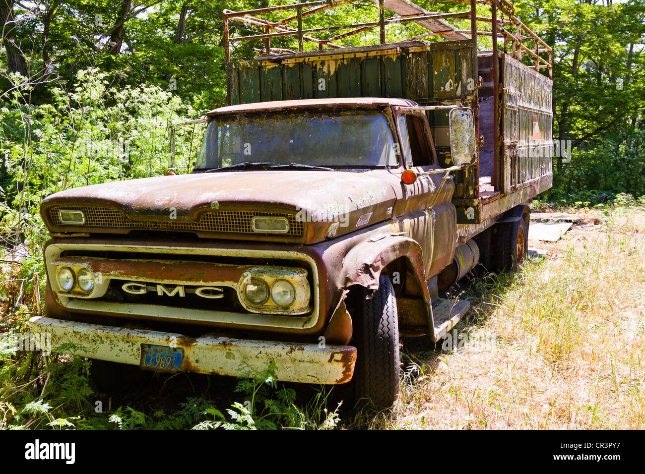 Vecchio Truck (Camion) vicino a "Paso Robles California" Foto Stock