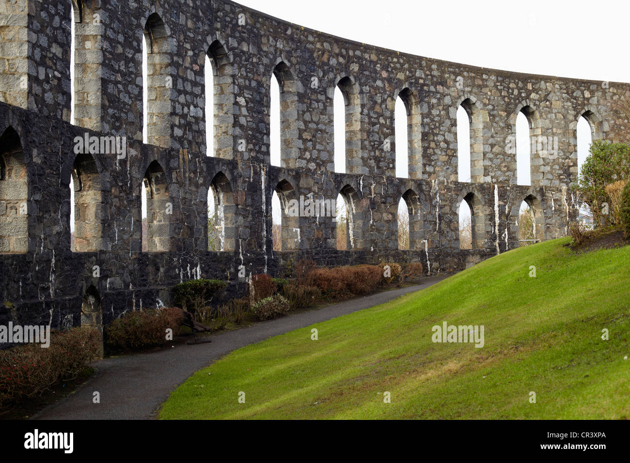 Lancet arcate di mccaig's Tower, Oban Foto Stock