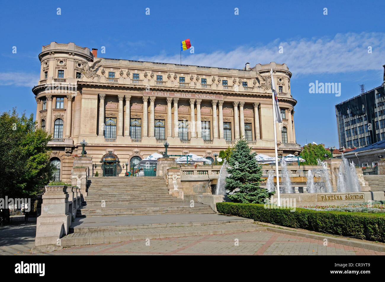 Cercul Militar, nazionali ufficiali' mess, edificio militare, ristorante, museo, Bucarest, Romania, Europa orientale, PublicGround Foto Stock