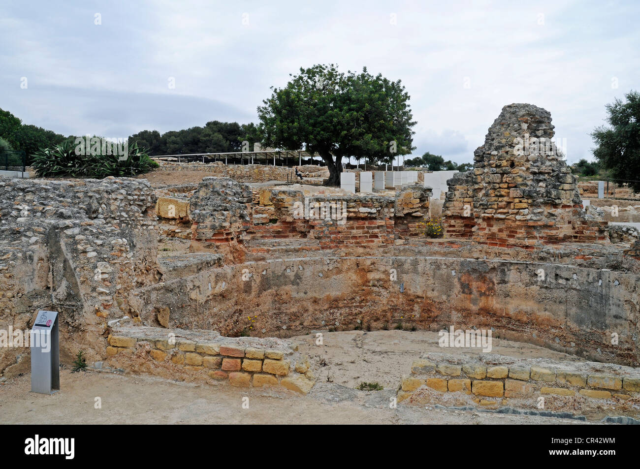 Villa Romana de Els Munts, museo, sito archeologico, insediamento romano, Altafulla, Tarragona, Catalogna, Spagna, Europa Foto Stock