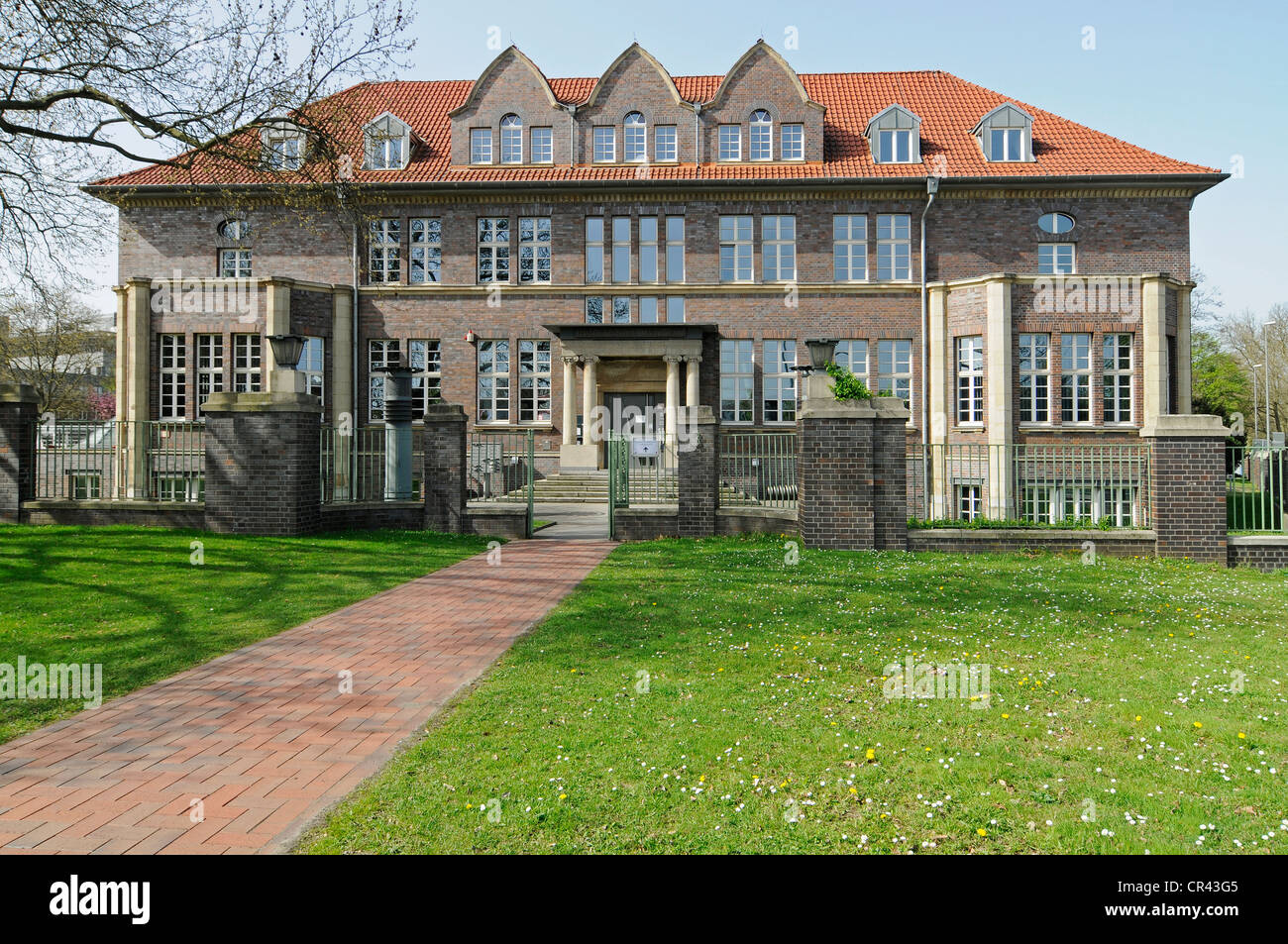 TZU, Centro di tecnologia di protezione ambientale, progetto IBA, International Building Exhibition Emscherpark, Oberhausen Foto Stock