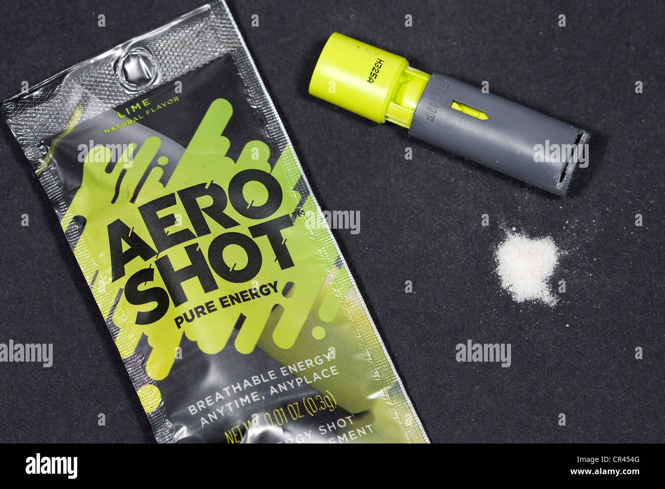 Aero Shot inalabile bastoncini di caffeina. Foto Stock