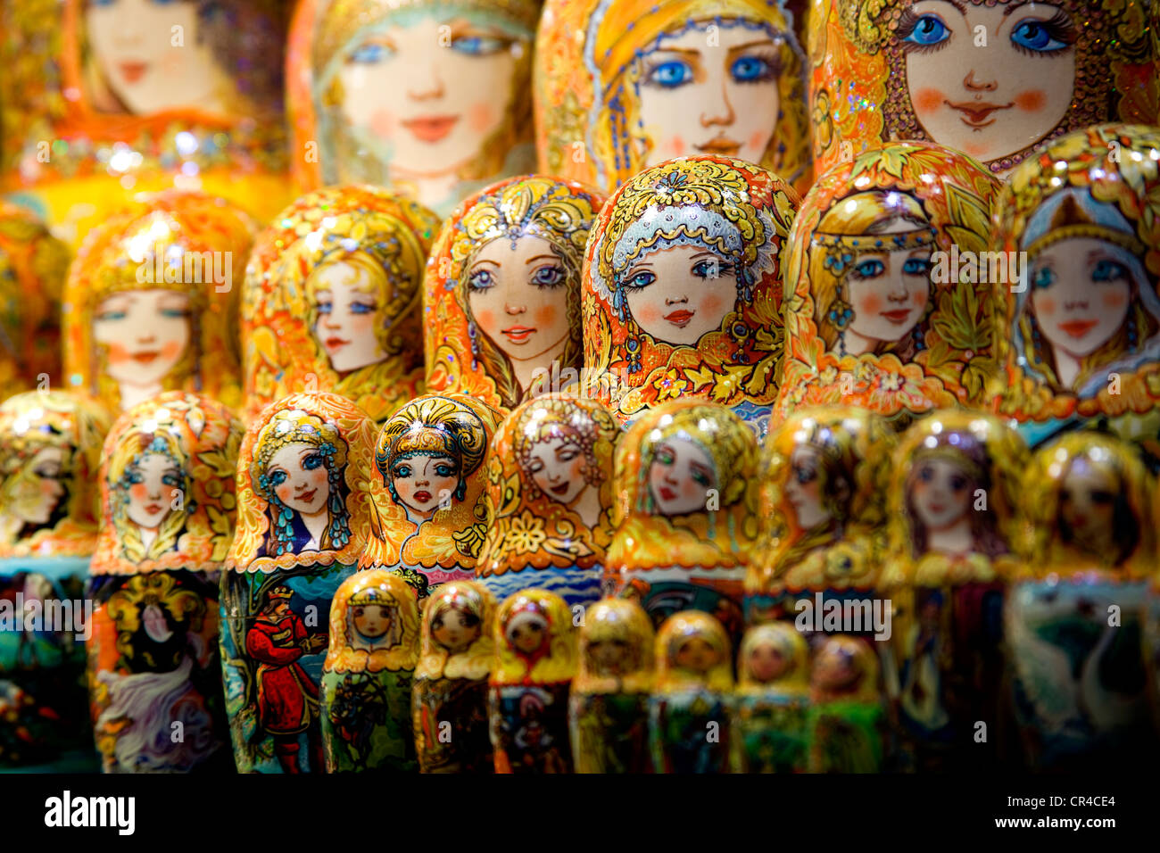 Matrioska bambole in vendita a Praga, Repubblica Ceca, Europa Foto stock -  Alamy