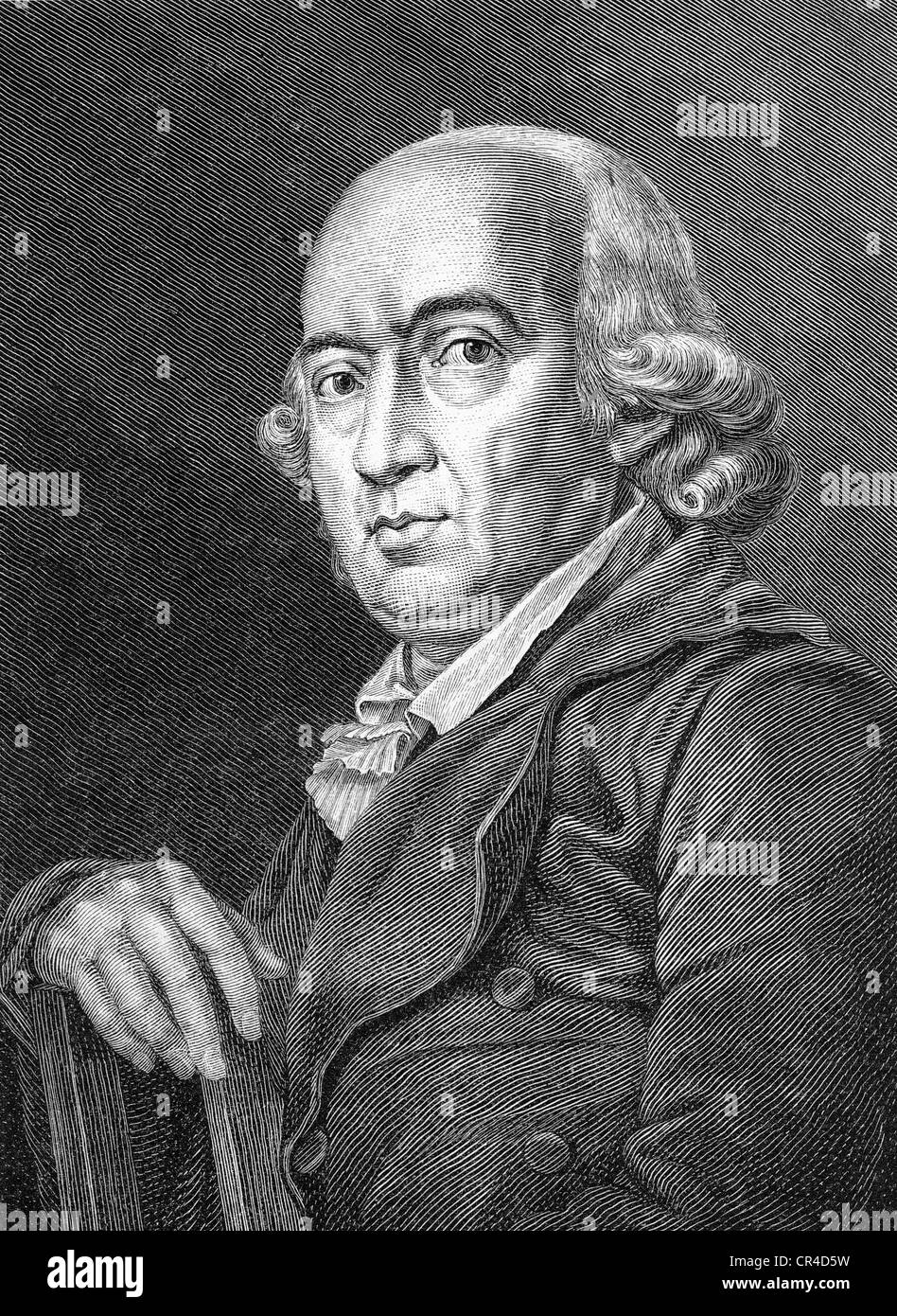 Johann Gottfried Herder (1744-1803), poeta e filosofo Foto Stock