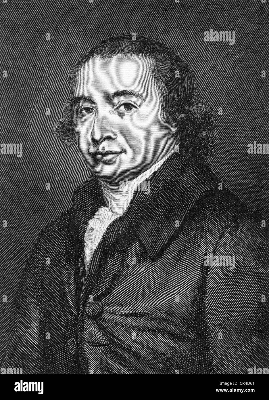 Johann Gottfried Herder (1744-1803), poeta e filosofo, dopo un dipinto ad olio da A. Kaufmann Foto Stock