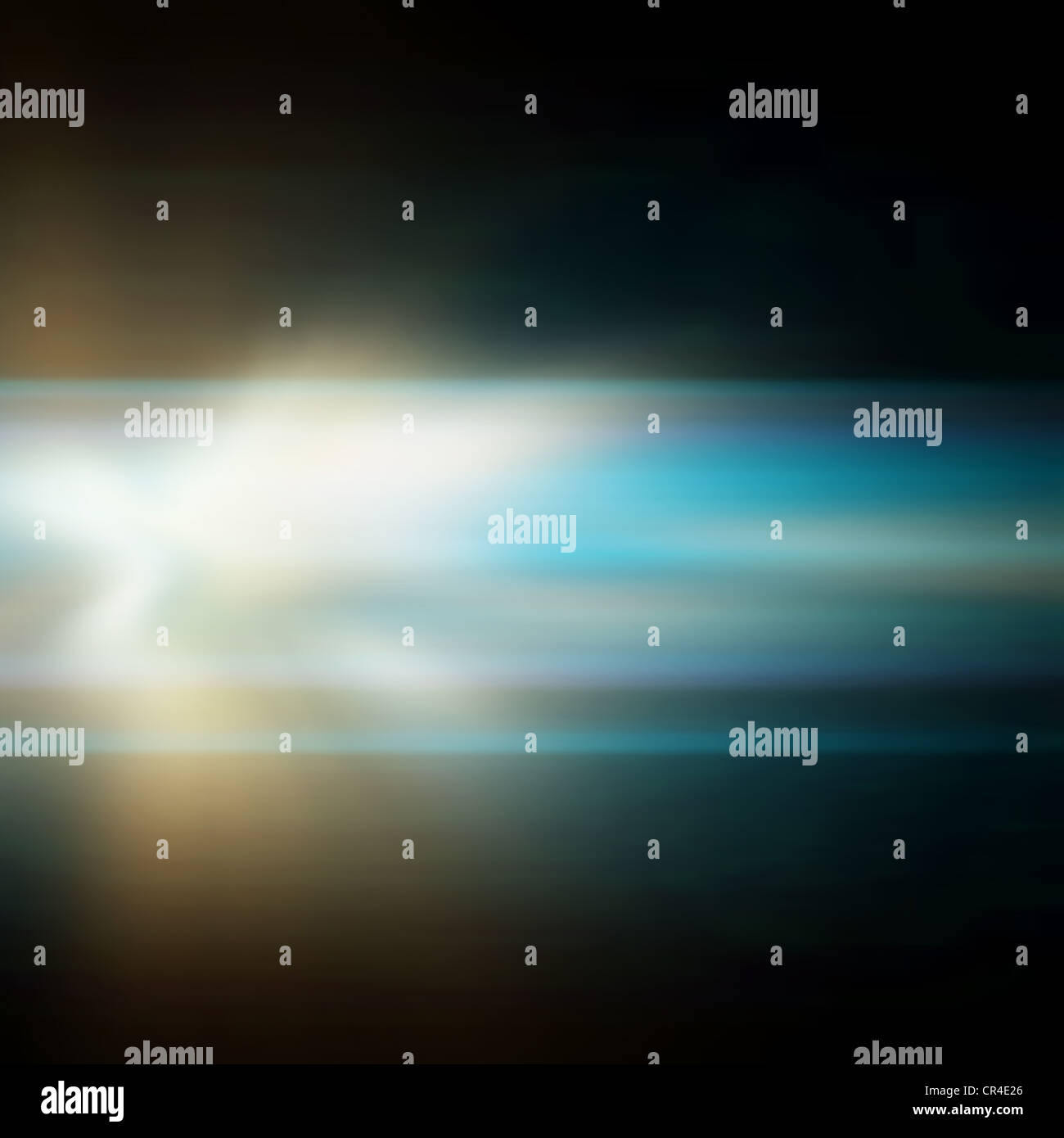 Abstract illustrazione dello sfondo di una luce blu flare Foto Stock