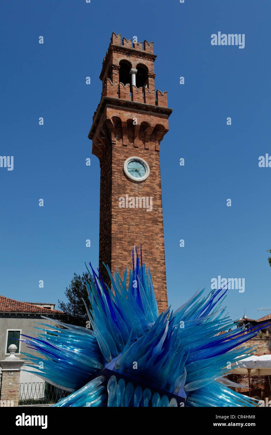 Cometa stella di vetro, di Simone Cenedese, Murano, Venezia, Sito Patrimonio Mondiale dell'UNESCO, Veneto, Italia, Europa Foto Stock