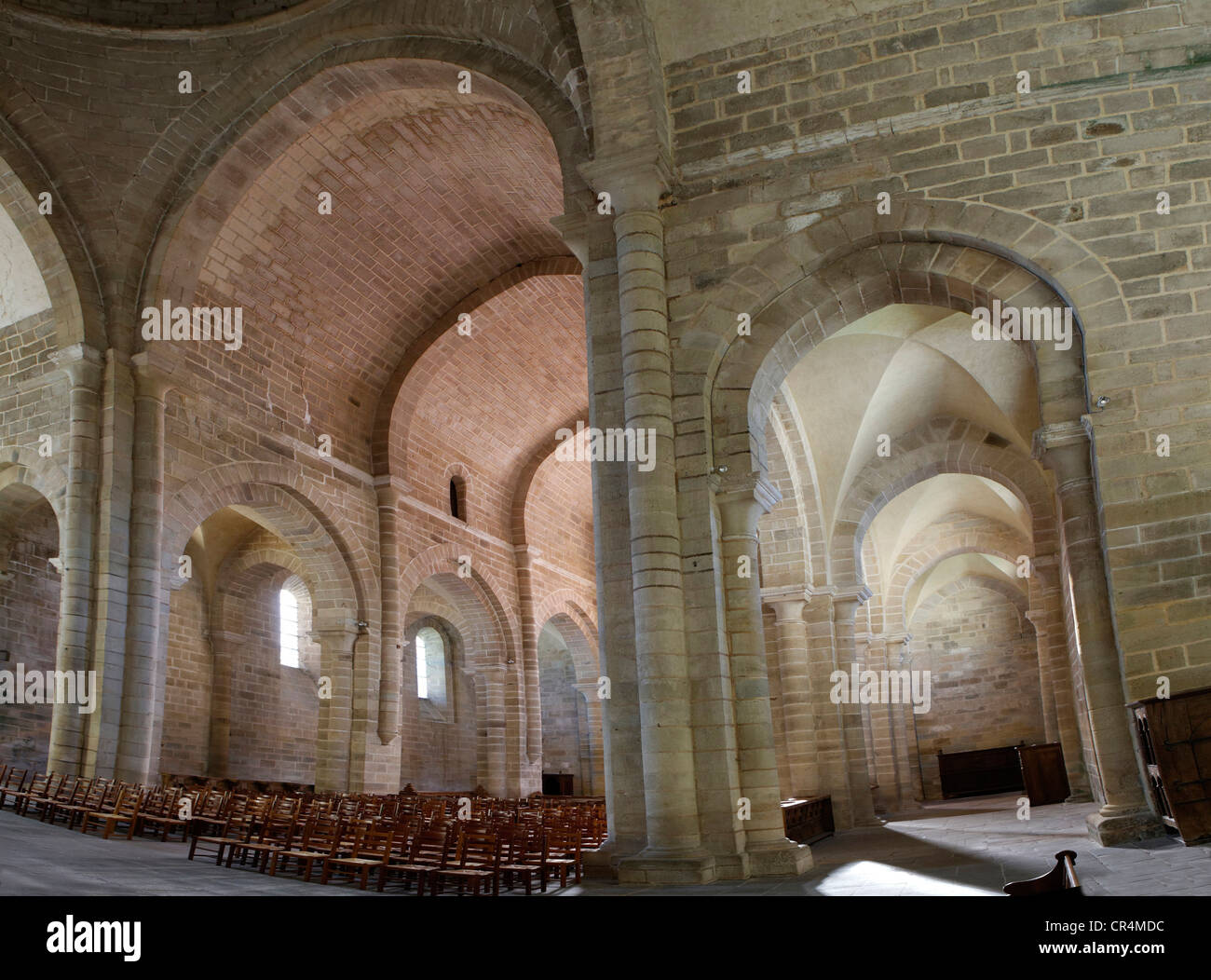 Aubazine Abbazia o Obazine Abbey, Correze, Francia, Europa Foto Stock